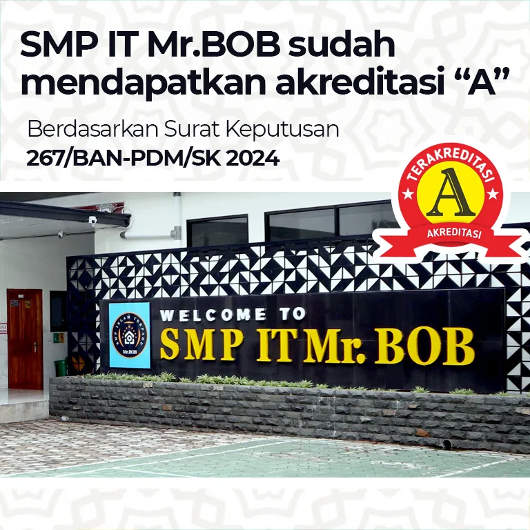 AKREDITASI A SMP IT PESANTREN MODERN MR BOB MADIUN